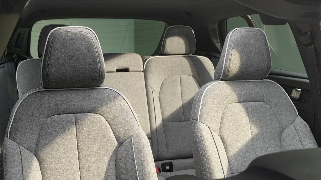 Cloth upholstery in the Volvo XC40 Recharge