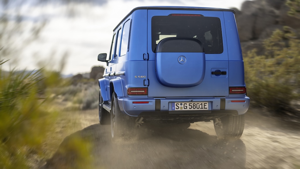 Behind Mercedes-Benz G580 EQ