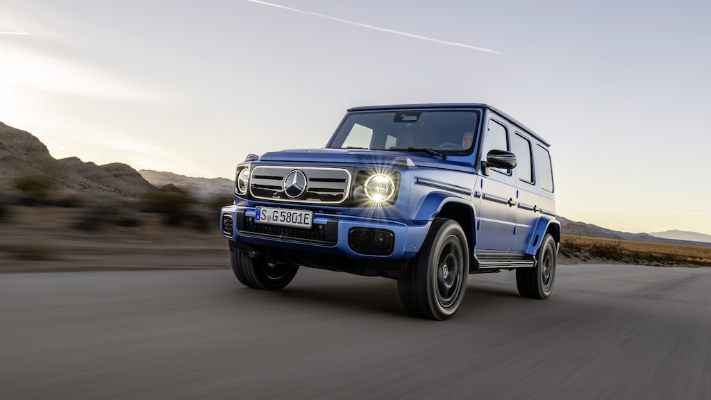 Mercedes-Benz G580 EQ on tar