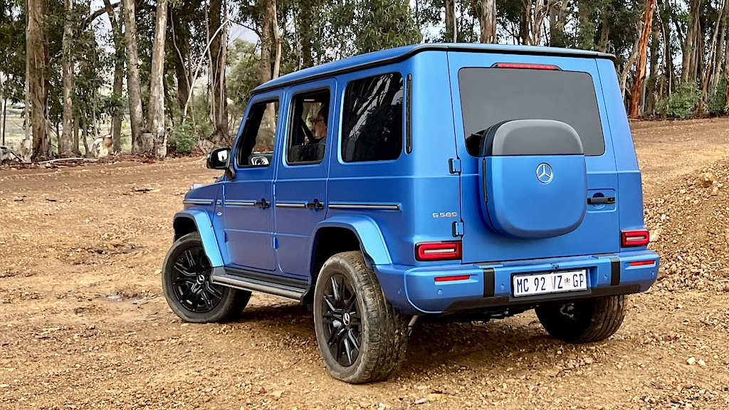 Rear three-quarter shot Mercedes-Benz G580 EQ EDITION ONE