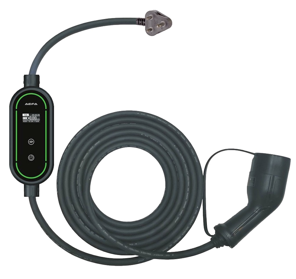 A portable AC charger for EVs