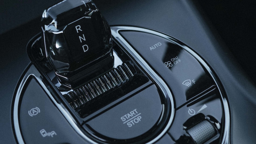 Drive selector and surrounding buttons in BYD Seal
