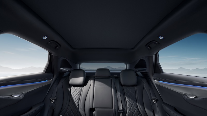 Rear seats of BYD Sealion 7