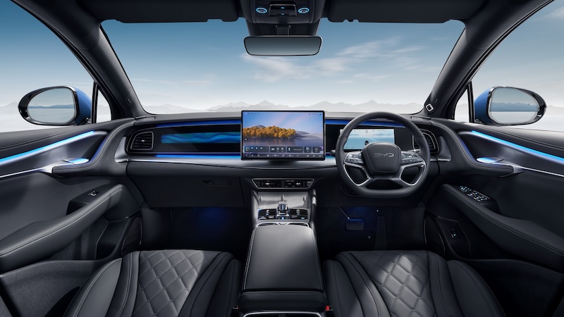 Dashboard of BYD Sealion 7