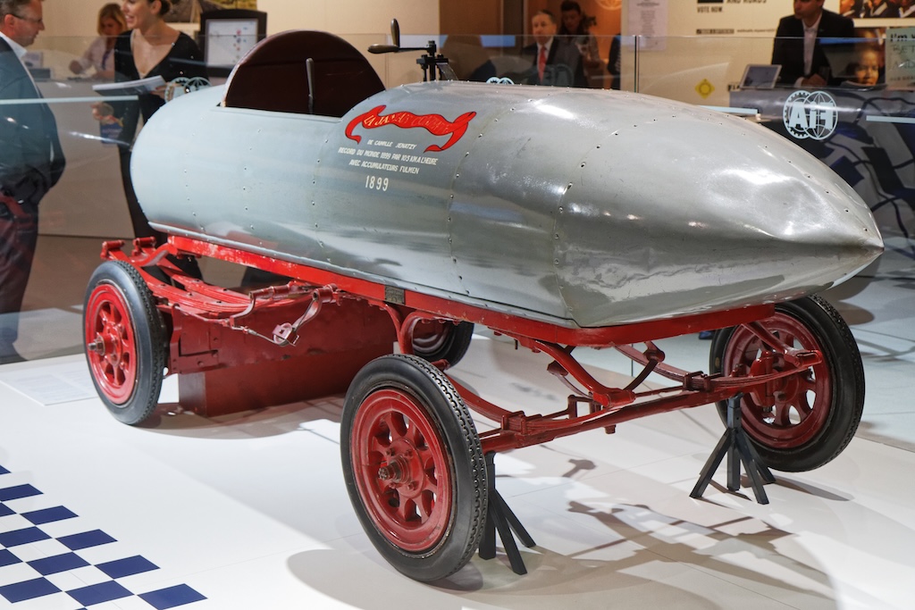 The record-setting La Jamais Contente electric car
